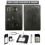 Slim SIM Card & Memory Card Case, Credit Card Style